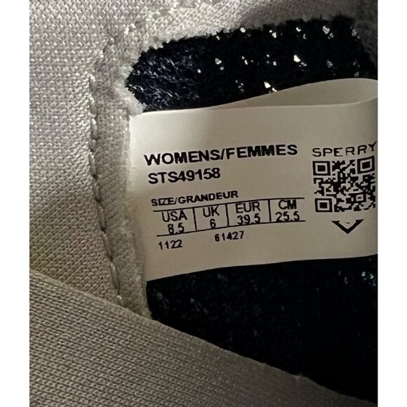 Sperry Women’s Headsail Sneaker Sz. 8.5 Navy/Gray Mesh Lightweight Design NEW - Picture 4 of 7